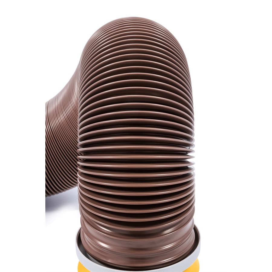 Camco Sewer Hose, 10 ft Extended Length, 3 in Diameter, 15 Mil HTS Vinyl - 39623