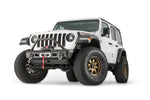 Warn Bumper, Elite Series, Powder Coated Black Steel, Fits Mid-Frame Winches Up To 12000 lb - 101330
