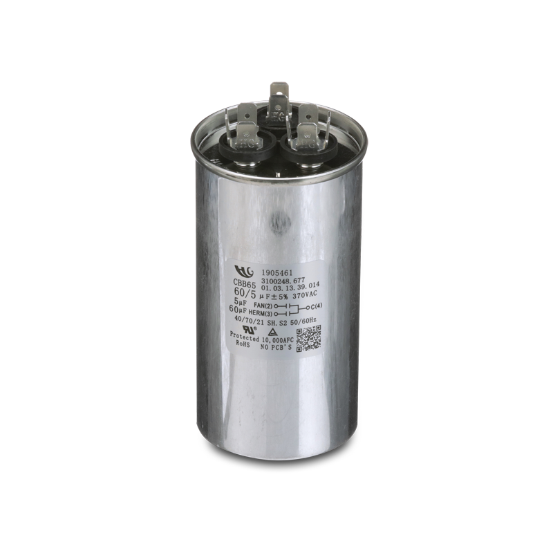 Dometic Air Conditioner Capacitor, 60/5 Microfarad (MFD)/2-1/2 in Diameter x 3-7/8 in Tall - 3312195.000