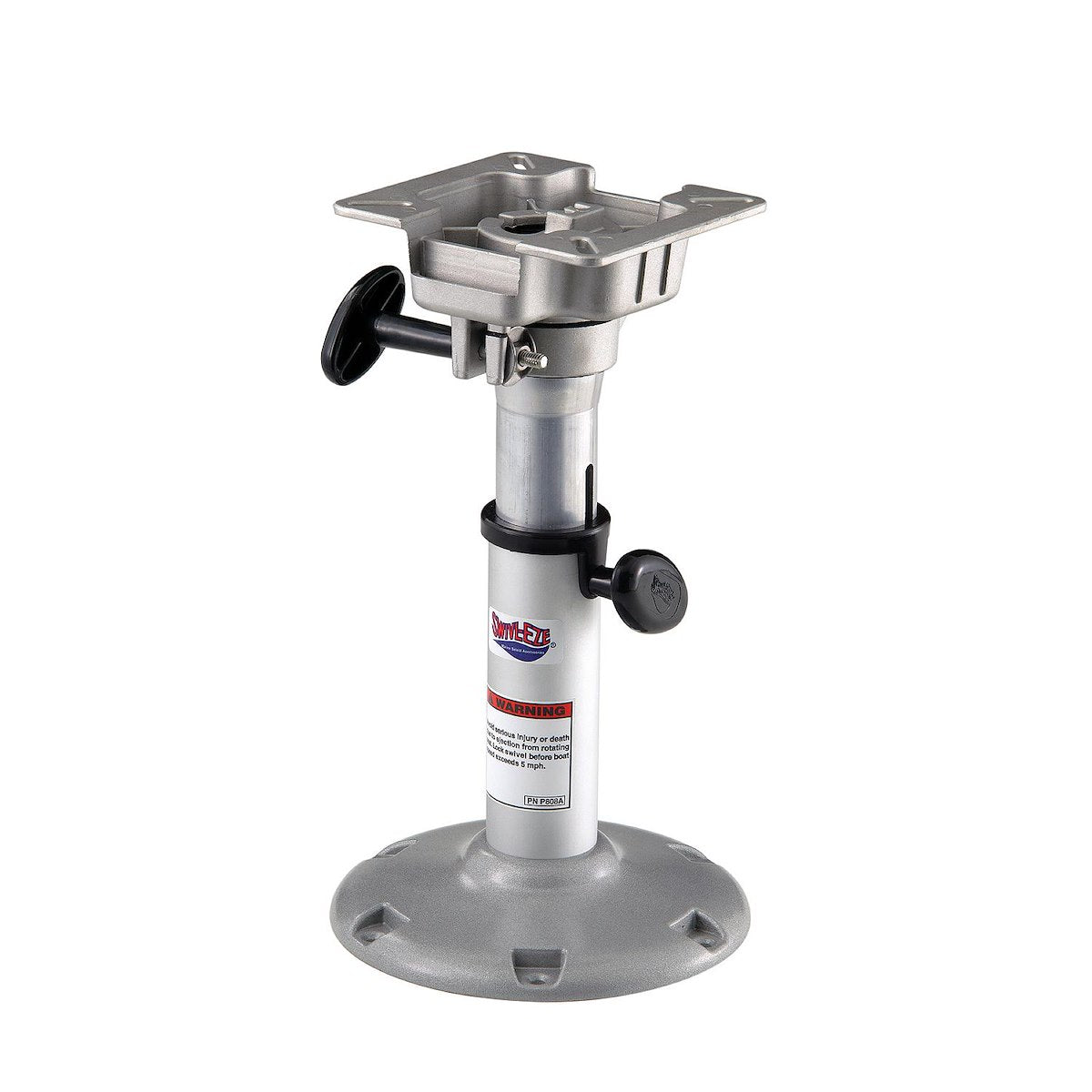 Attwood Marine Boat Seat Pedestal, LakeSport 238 Series, 14 in To 20 in Adjustable Height Post, 2-3/8 in Diameter Post - 2385400