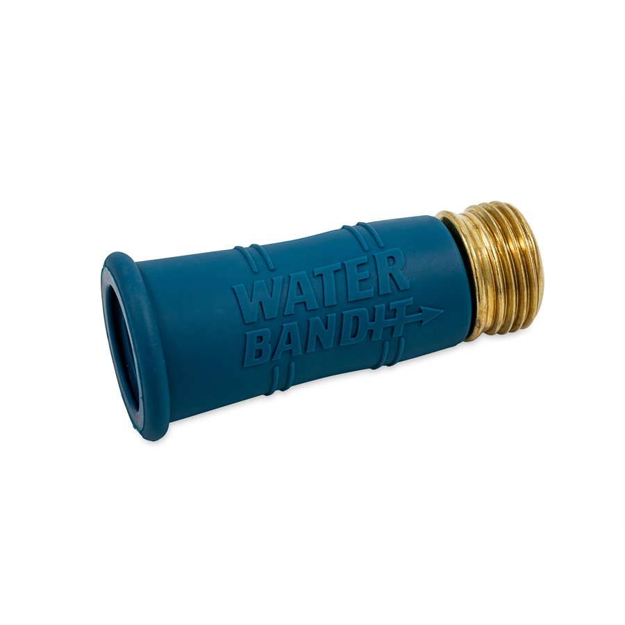 Camco Fresh Water Hose Connector, Plastic/Brass, Complies With CA and VT Regulations For Brass Content - 22484