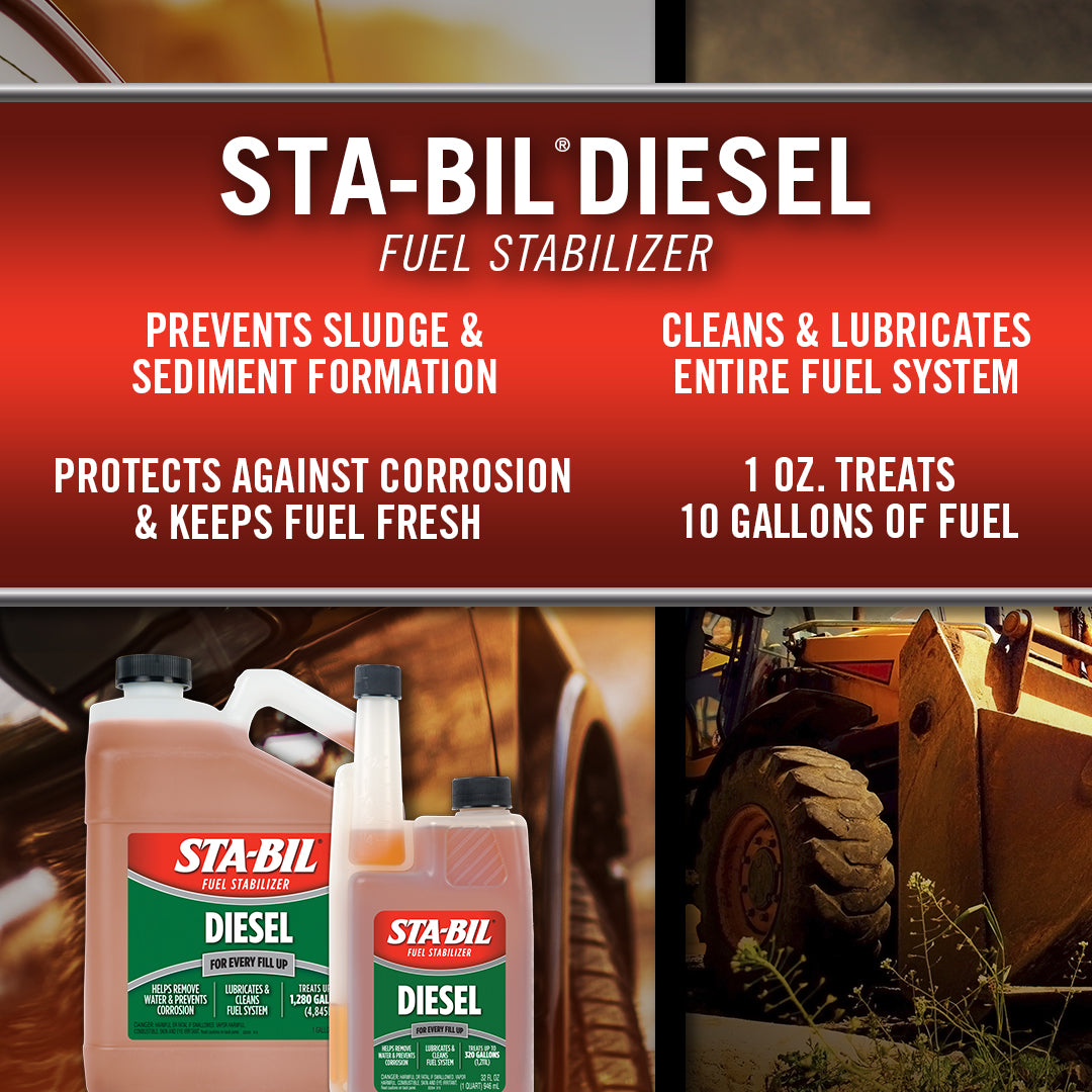 Sta-Bil Fuel Additive, Treats Up To 320 gal, 32 oz Bottle - 22254