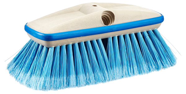 Star Brite Car Wash Brush, 8 in Length, Blue Medium Star Prene Bristle - 040162