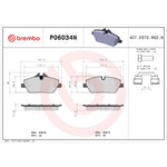 Brembo Brake Pads P06034N product image 7