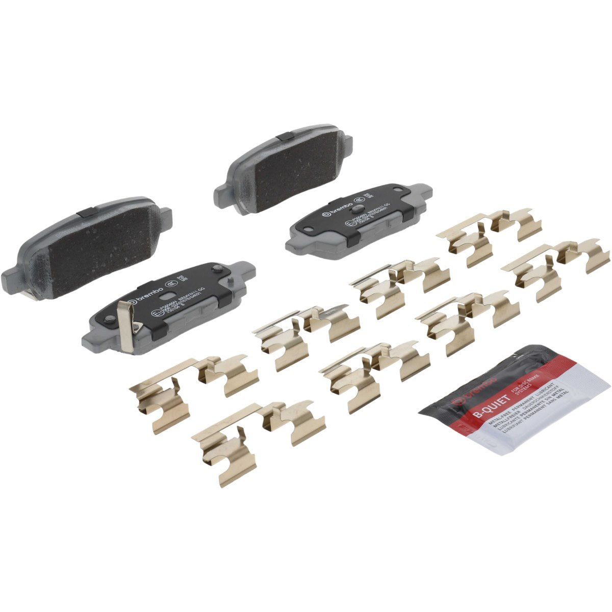 Brembo Brake Pad, FMSI Number D1288-8405/D905-7784, Ceramic, Set Of 4 - P56046N