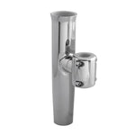 Taco Fishing Rod Holder, Clamp Mount For 7/8 in and 1 in Tube, 316L Stainless Steel - F16-2600POL-1