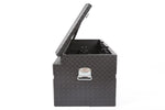 Dee Zee Tool Box, Red Label, Black Textured Powder Coated Aluminum, 46.5 in Length x 19 in Width x 16 in Height - DZ8546TB