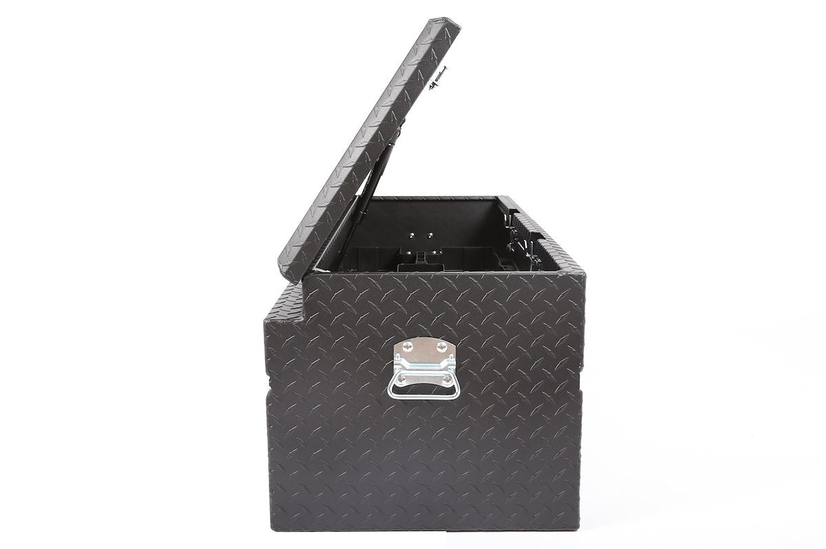 Dee Zee Tool Box, Red Label, Black Textured Powder Coated Aluminum, 46.5 in Length x 19 in Width x 16 in Height - DZ8546TB
