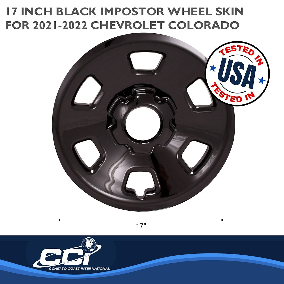 Coast2Coast Wheel Skins & Styled Wheel Covers IMP102BLK product image 2