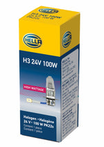 HELLA Driving/Fog Light Bulb, H3, 100 Watt, 2500 Lumens - H3 24V 100W