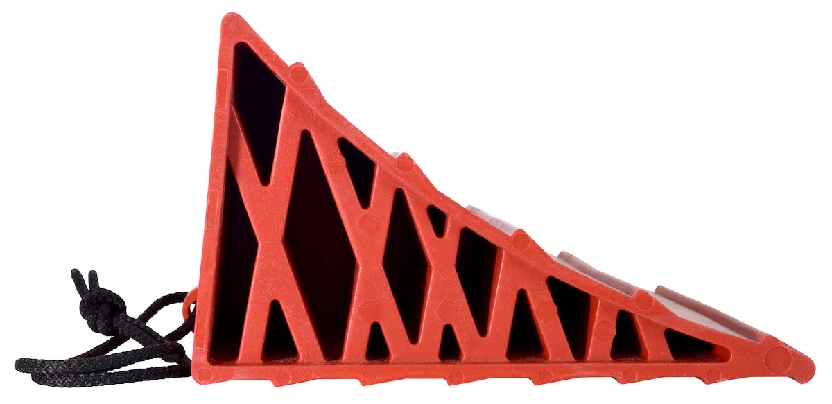 Valterra Wheel Chock, Red, 5-3/4 in Width - A10-0915