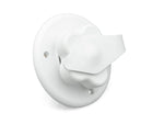 B&B Molders Fresh Water Inlet, 1-1/2 in Diameter Cutout Size, 3 in Outside Diameter x 1-11/16 in Valve Depth, Polar White - 94214