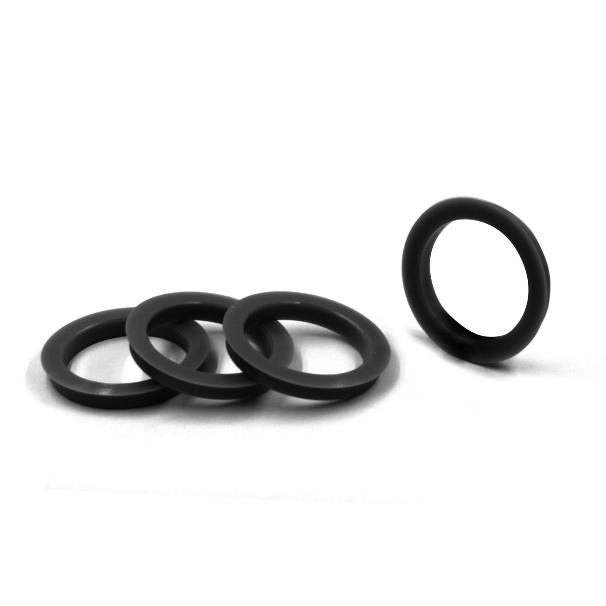 Coyote Wheel Accessories Wheel Hub Centric Ring, 64.1 Millimeter Inside Diameter, 73 Millimeter Outside Diameter, Black, Set Of 4 - 73-6410