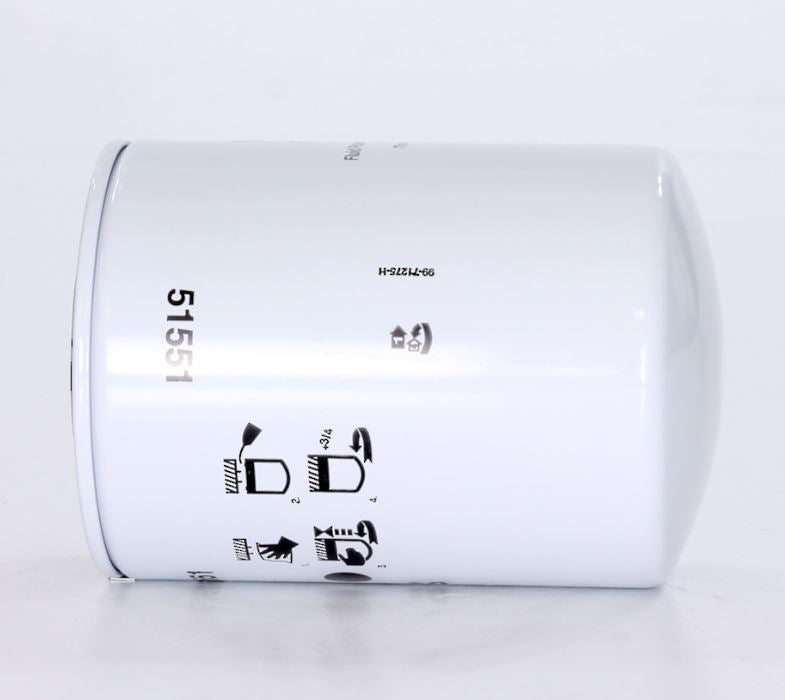 WIX Filters Hydraulic Fluid Filter, Spin-On Style, 5.209 in Height x 3.663 in Outside Diameter Top, 440 PSI Burst Pressure - 51551