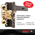 Husky Towing Adjustable Ball Mounts 33104 product image 3