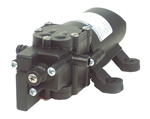 SHURflo Fresh Water Pump, 1 gal Per Minute, Shuts Off At 30 PSI, 6.82 in Length x 3.94 in Width x 2.45 in High - 105-013