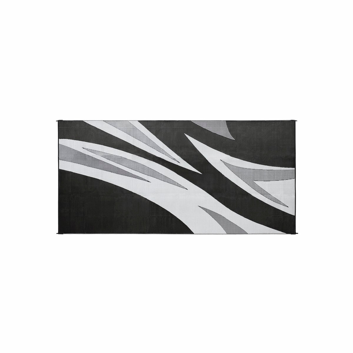 Faulkner Patio Mat, 16 ft Length x 8 ft Width, Black - 46258