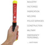 Element Fire Extinguishers Fire Extinguisher, E100, Aluminum/Plastic, Red With Black Handle - 40100