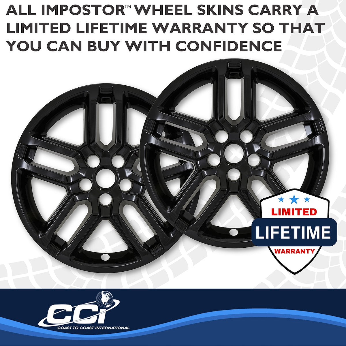 Coast2Coast Wheel Skins & Styled Wheel Covers IMP521BLK product image 5
