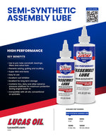 Lucas Oil Assembly Lube, 8 oz Bottle - 10153