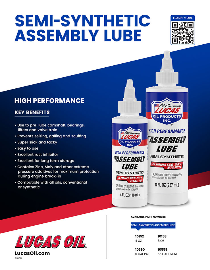 Lucas Oil Assembly Lube, 8 oz Bottle - 10153