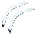 Auto Ventshade Rainguard, Chrome, Set Of 4 - 684515