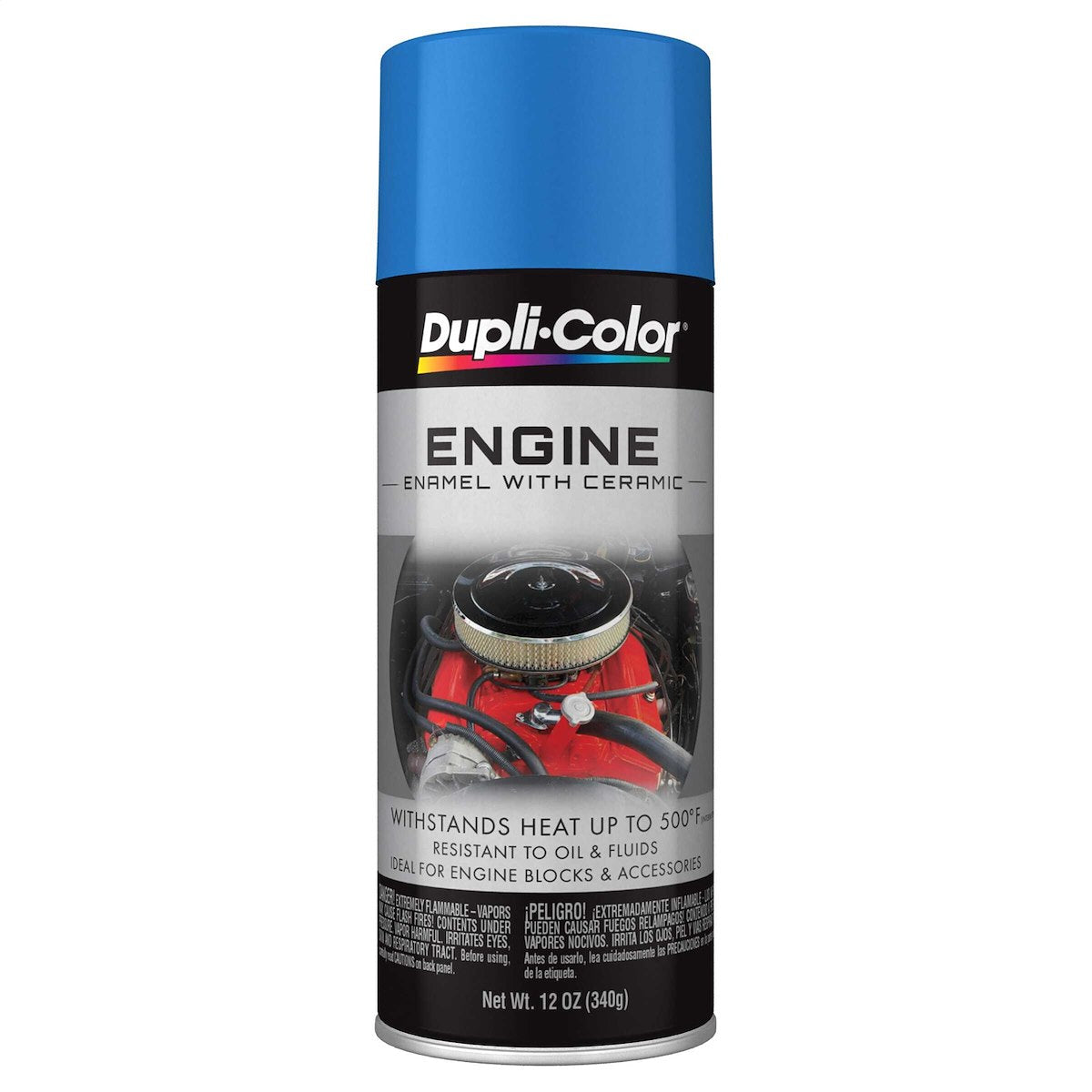 VHT/ Duplicolor Engine Paint, Heat Resistant to 500 Degrees Fahrenheit, Chrysler Corp. Blue, 12 oz Aerosol Spray Can - DE1631