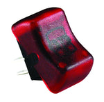 JR Products Multi Purpose Switch, 16 amp At 125-250 V AC/10 amp At 14 V DC, 0.670 in x 0.50 in Cutout, 1.285 in x 0.83 in (Switch) - 12045