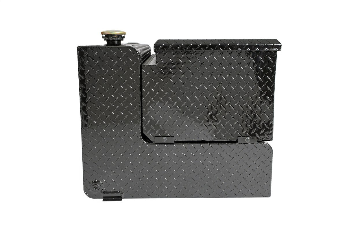 Dee Zee Liquid Transfer Tank, 19-3/4 in Length x 56-1/4 in Width x 17-5/8 in Height Chest, 111 gal Capacity, Black Diamond Tread Aluminum - DZ92656B