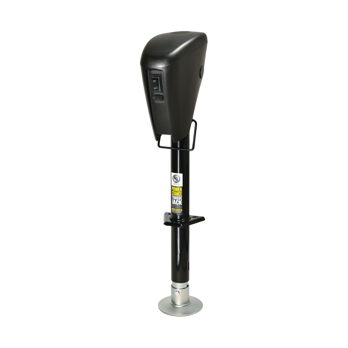 Lippert Trailer Tongue Jack, 3500 lb Capacity, 18 in Travel, Black - 813748