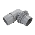 Camco Sewer Hose Connector, 4-in-1 Connector With Elbow - 39144