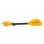 Camco Power Cord Adapter, 4 Prong For L14-30 Locking, 30 amp Dogbone - 55382