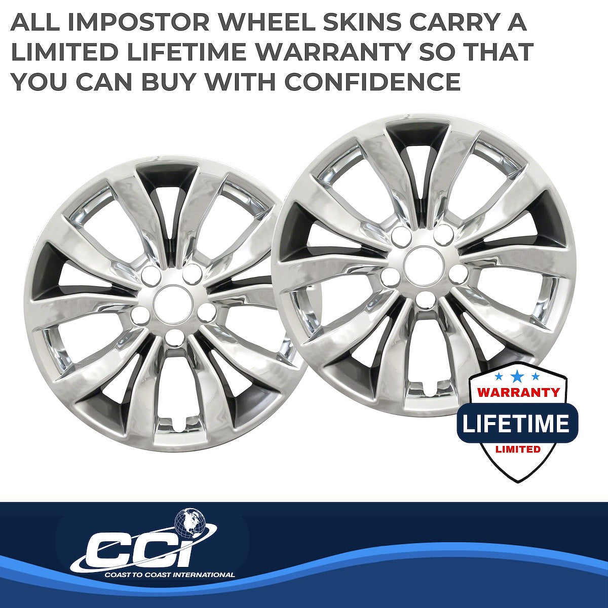 Coast2Coast Wheel Skins & Styled Wheel Covers IWCIMP381CC product image 3