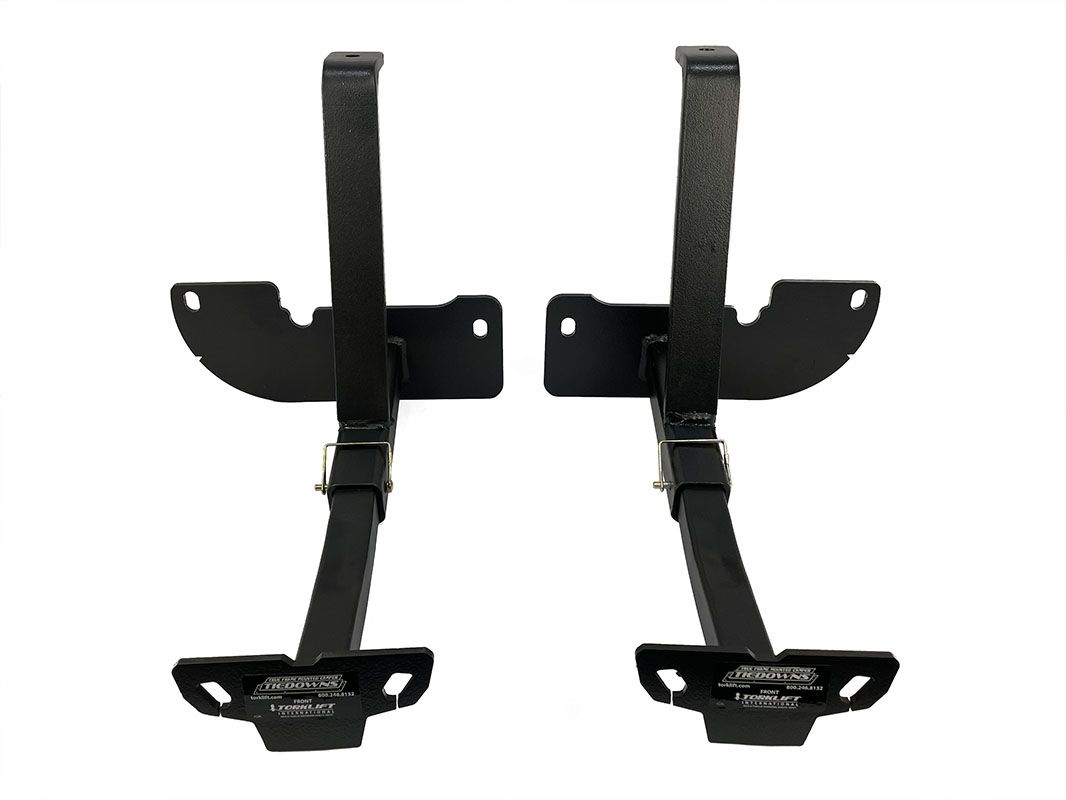 Torklift Camper Tie Down, No Drilling Required, Black, Forged Steel, Set Of 2 - D2101