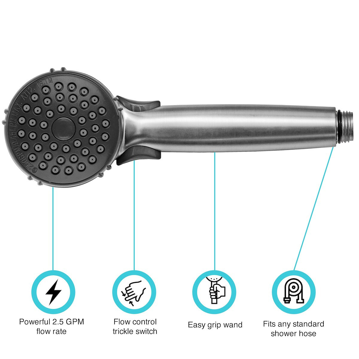 Dura Faucet Shower Head - DF-SA400-SN