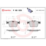 Brembo Brake Pads P86029 product image 3