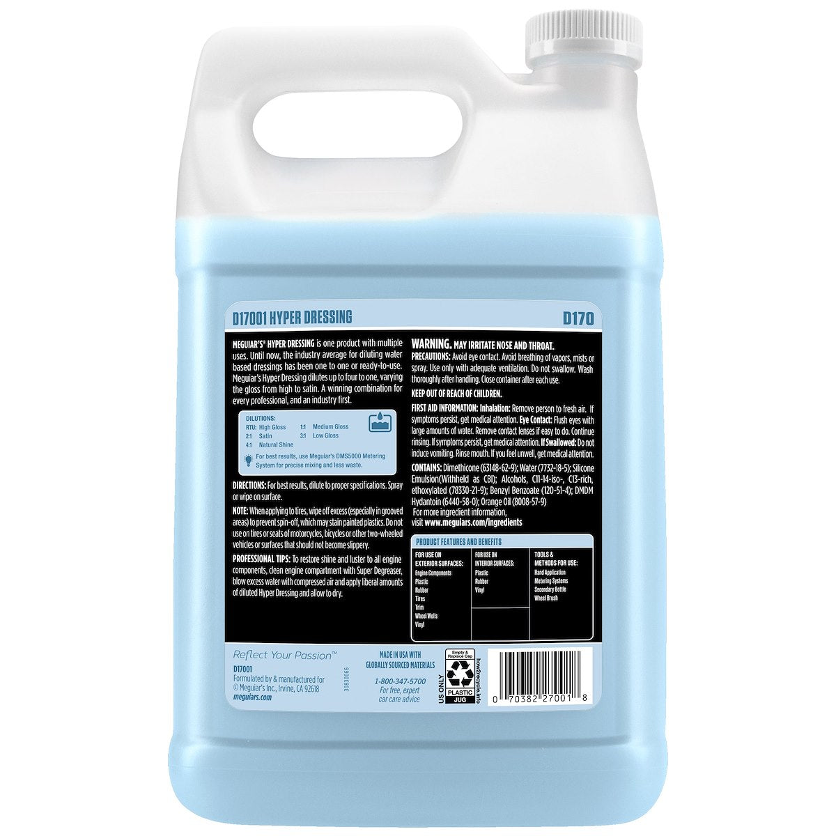 Meguiars Multi Purpose Cleaner, 1 gal Jug - D17001