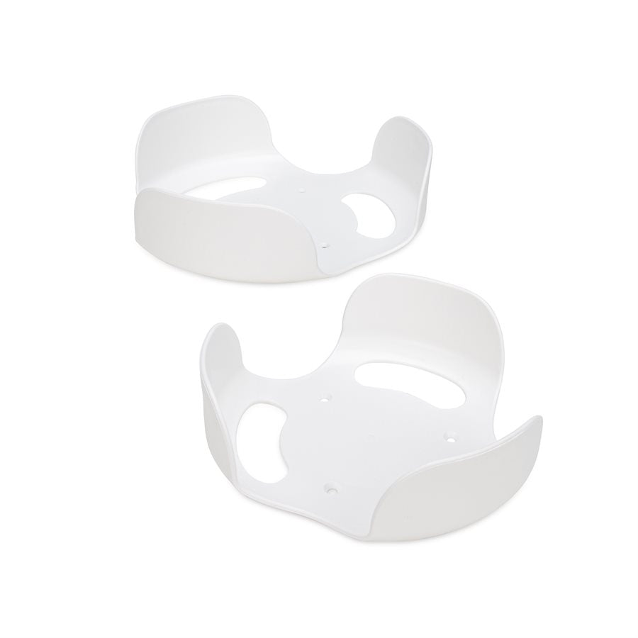 Camco Plate Holder, One For 7-1/4 in Plates and One For 10-1/4 in Plates, Bright White - 43601