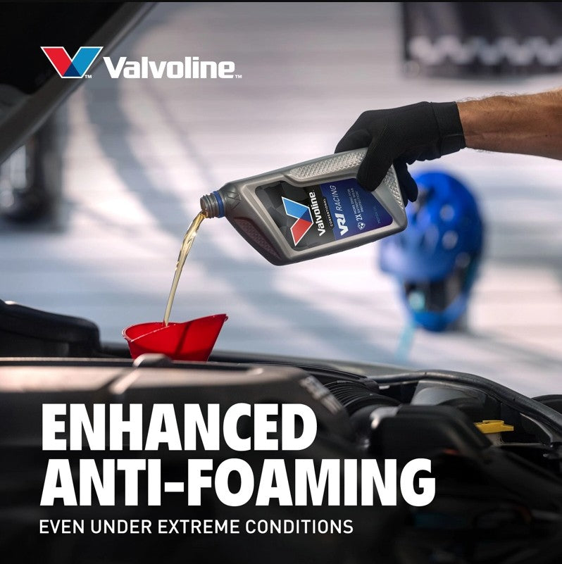 Valvoline Oil, VR1 Racing Oil, SAE 20W-50, 1 qt Bottle, Case Of 6 - 822347