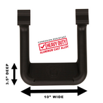 Carr Truck Step, Textured Powder Coated, Matte Black, Aluminum, Set Of 2 - 103991