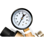 Camco Fresh Water Pressure Regulator, Adjustable/Factory Preset To 45 PSI, Brass - 40058
