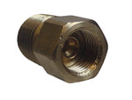 MB Sturgis Propane Adapter Fitting, Replacement Inlet Fitting For 2-Stage Auto Changeover Regulator, Brass - 402258-MBS