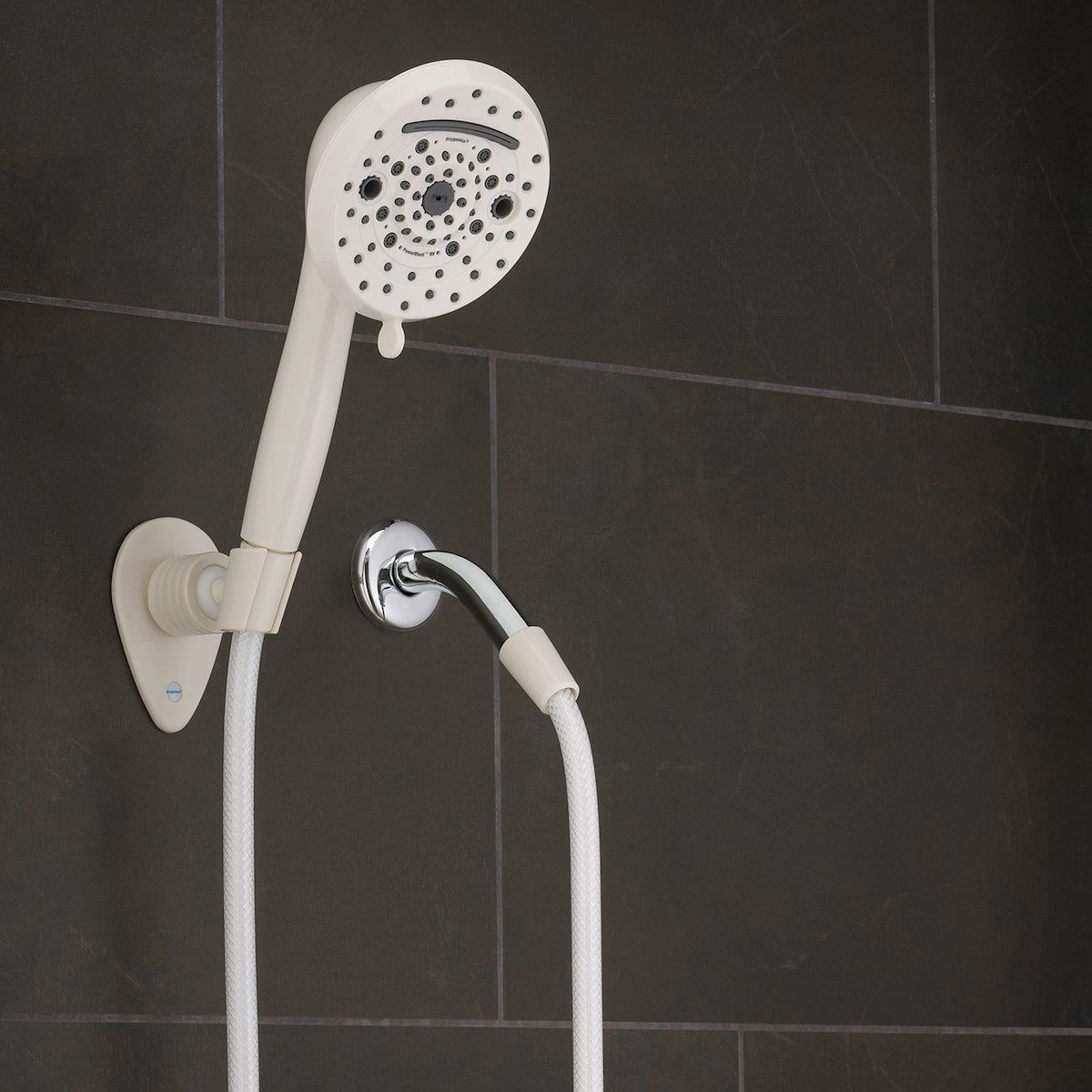 Oxygenics/ ETL Shower Head, Hand Held With 72 in Hose, With 10 Function Spray Settings, 5 in Outer Diameter - 51799