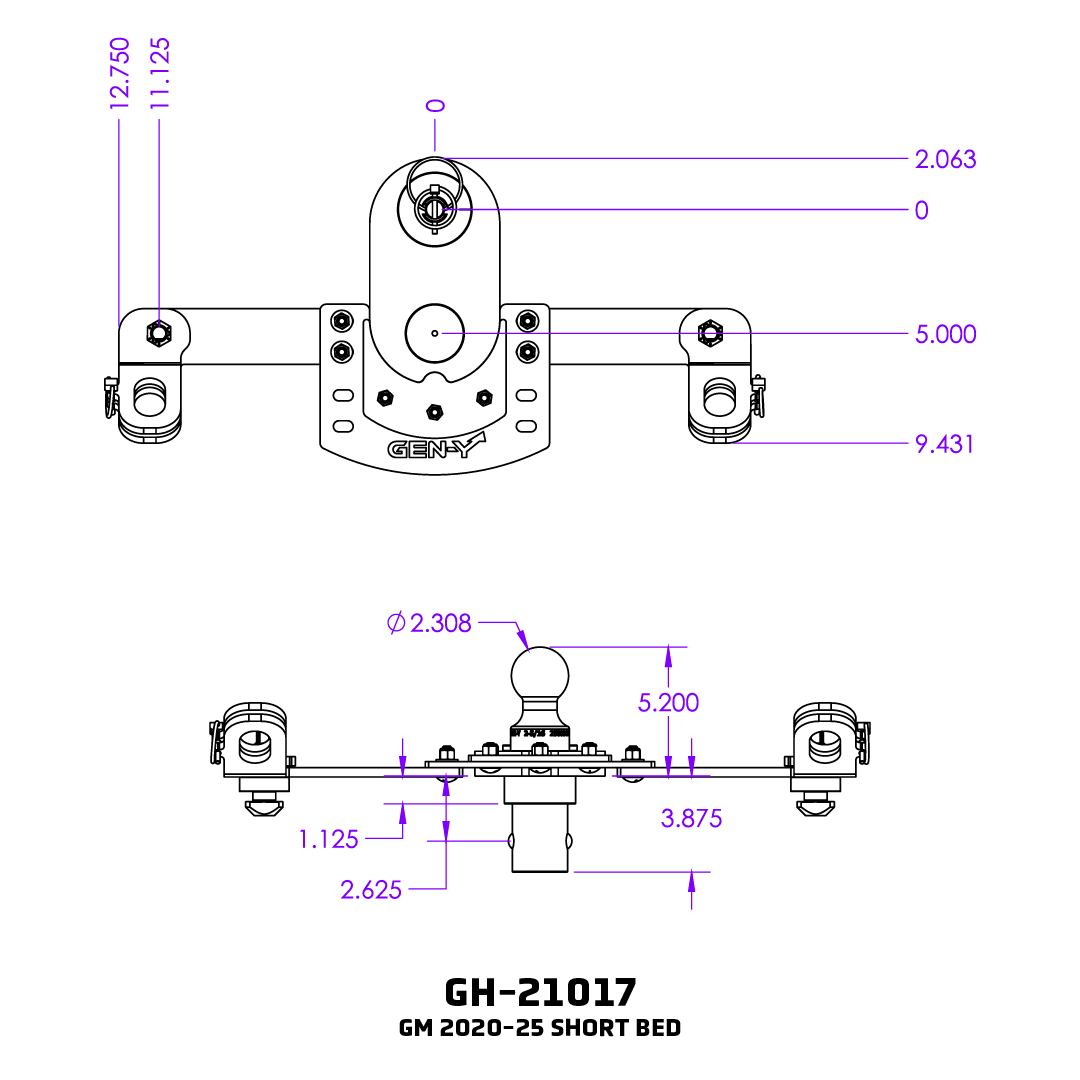 GEN-Y Hitch Gooseneck Hitch Balls GH-21017 product image 5