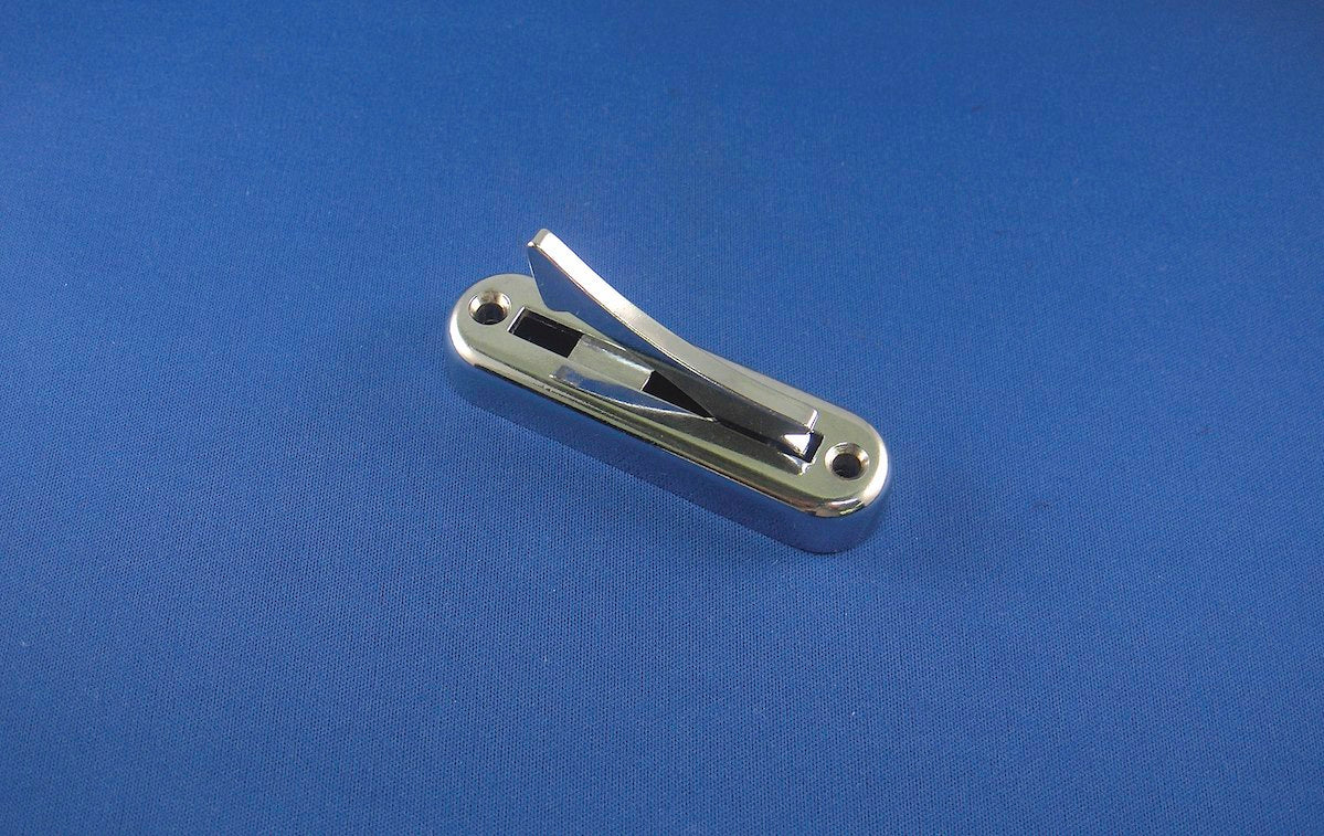 Strybuc Clothes Hook, 3-5/8 in Length, 3 in Mounting Hole Center, Chrome Plated - 829C