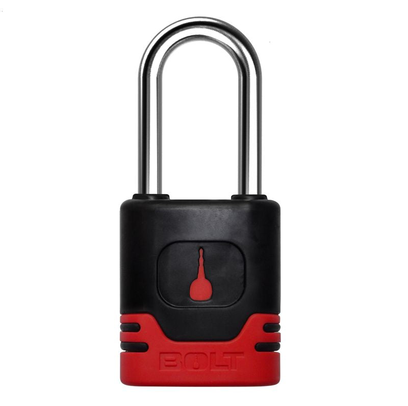 BOLT Locks/ Strattec Security Padlock, 5/16 in Diameter Shackle, 2 in Height x 0.95 in Width Shackle Clearance, Chrome Plated - 7040469