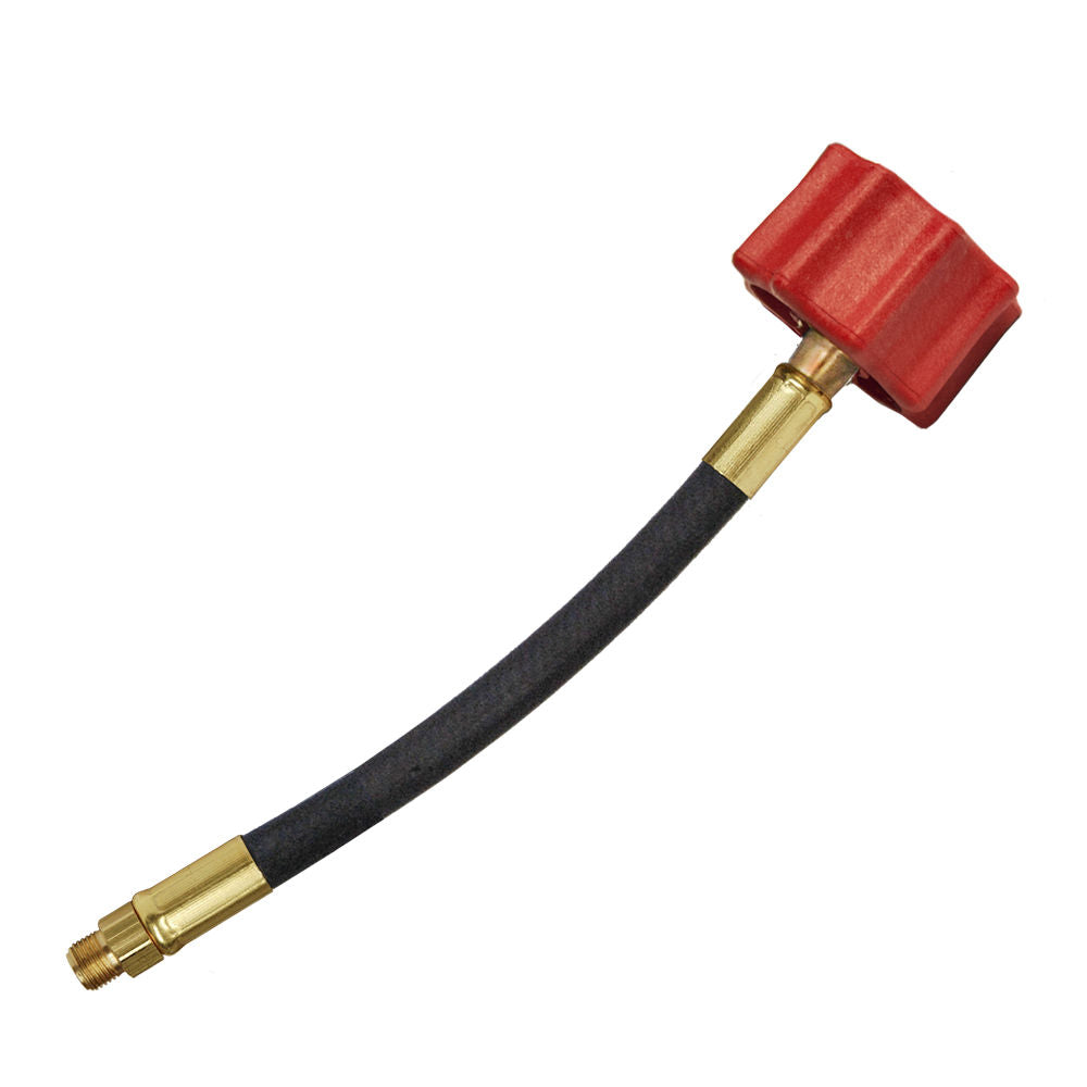 Marshall Excelsior Propane Hose, 1/4 in Inside Diameter High Flow Capacity Pigtail Hose, 400,000 BTU Capacity, 12 in Length - MER425H-12
