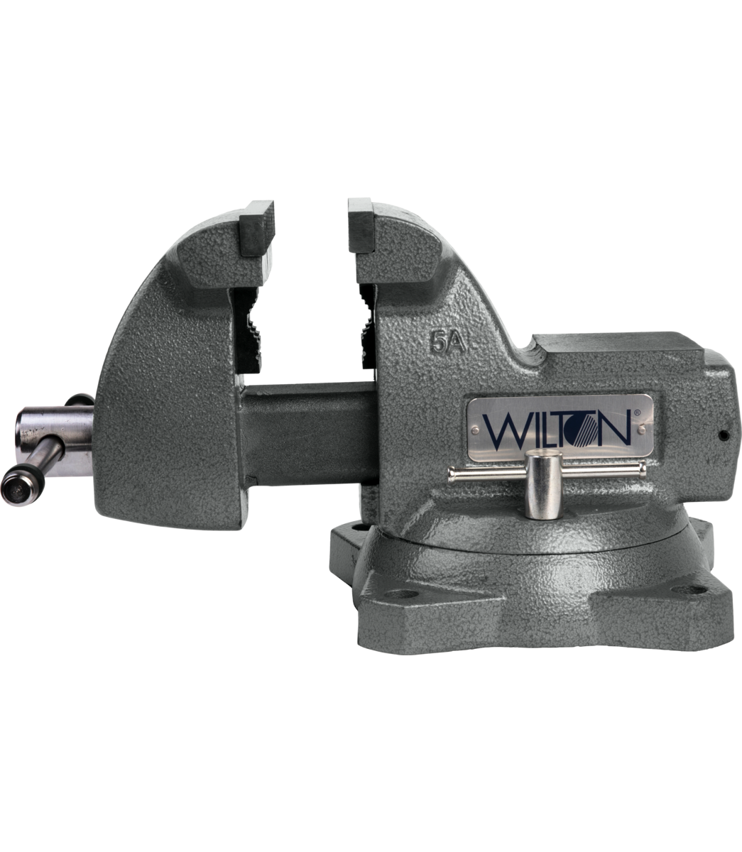 Wilton Tools JPW Industries Vise, 5-1/4 in Jaw Opening, 5 in Jaw Width, 3-3/4 in Throat Depth - 21400