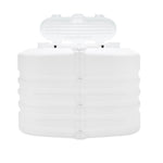 Camco Propane Tank Cover, For Dual 20 lb Tanks While Mounted, White, 29-1/2 in Width x 20-1/2 in Height x 15-1/2 in Depth - 50503