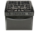 Stove Wrap Stove Top And Oven Protector, For Suburban Triangle 3 Burner Stove, Black, Heat Resistant Up To 550 degree Fahrenheit - SWRV400